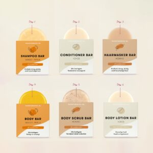 Shampoo, Conditioner and Hair Mask Bars