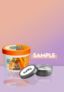 Garnier Fructis Hairfood Papaya Masker - Kurlify
